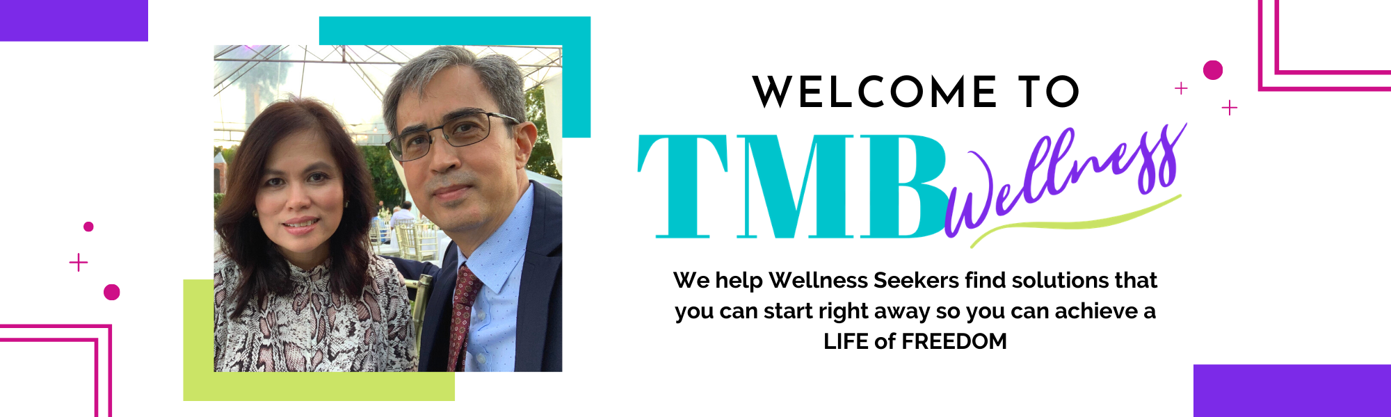 Welcome to TMB Wellness! We help wellness seekers find solutions that they can start right away so that you can achieve a life of freedom!