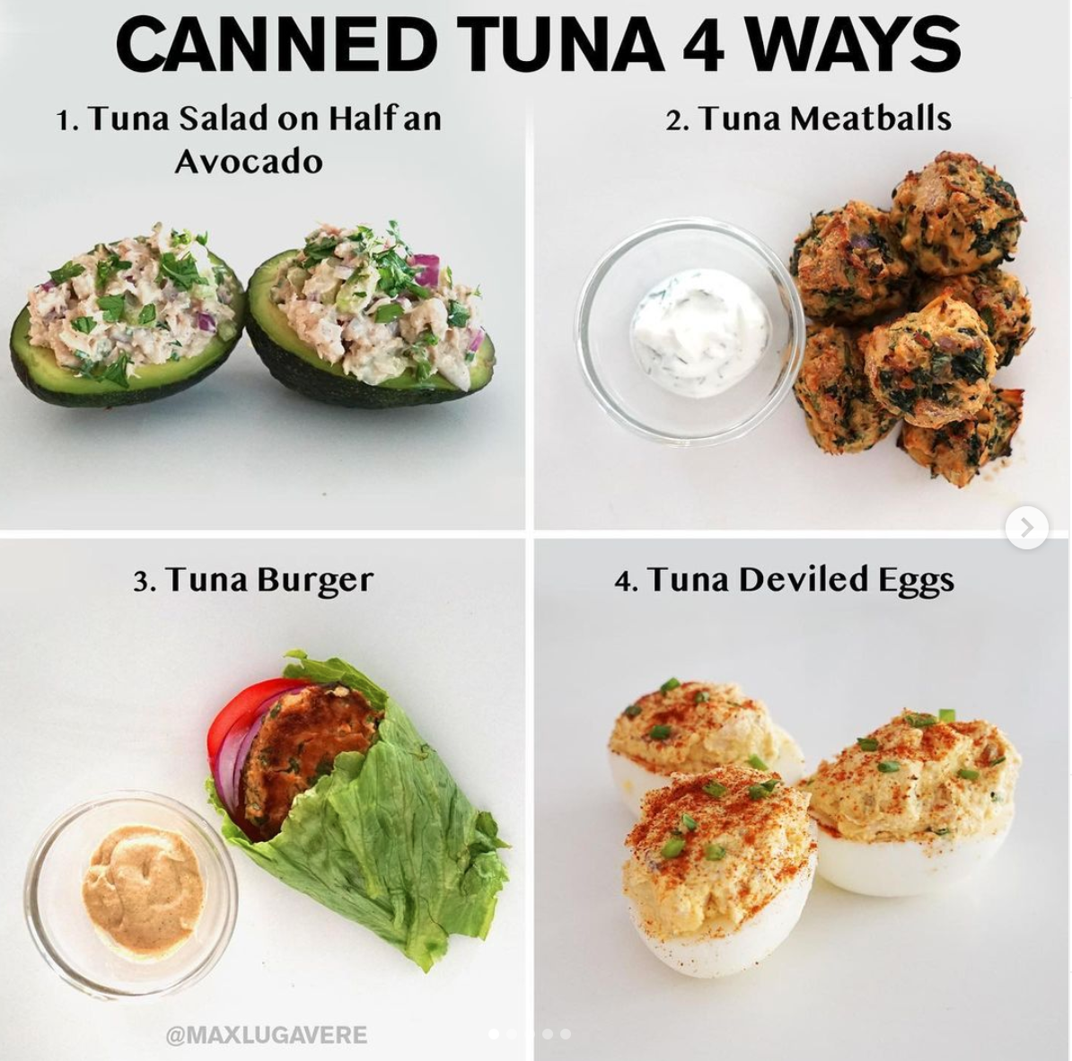 Canned Tuna, 4 ways